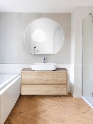 Подвесная тумба под умывальник №6