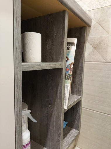 Полка под умывальник №9