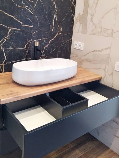 Подвесная тумба под умывальник №13