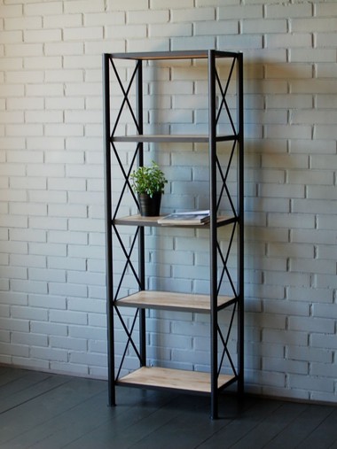 Стеллаж в стиле Лофт №23