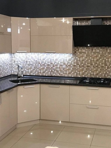 Кухня из пластика №1