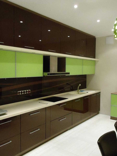 Кухня из пластика №13