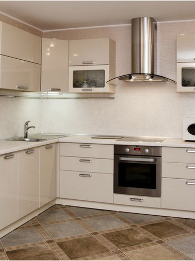 Кухня из пластика №6