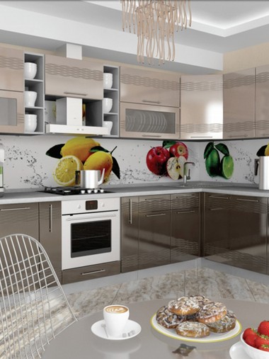 Кухня из пластика №7