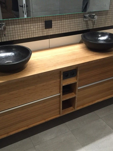 Подвесная тумба под умывальник №19