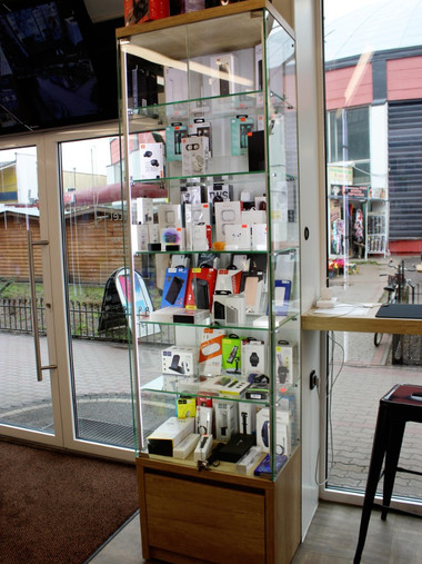 Шкаф-витрина комбинированный №11