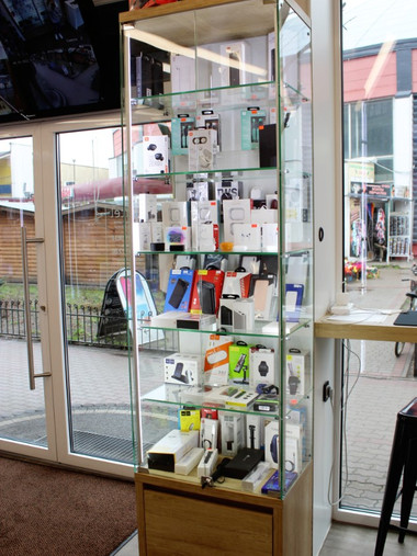 Шкаф-витрина комбинированный №11