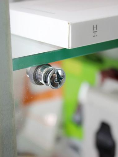 Шкаф-витрина комбинированный №11