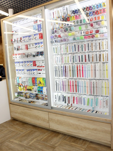 Шкаф-витрина комбинированный №11