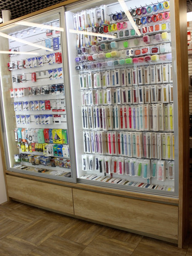 Шкаф-витрина комбинированный №11