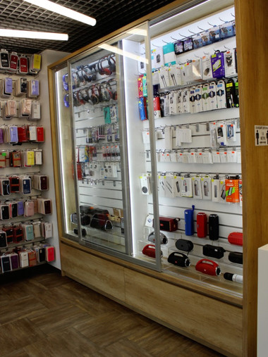 Шкаф-витрина комбинированный №11